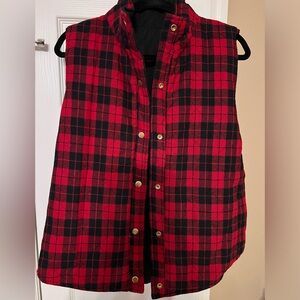 JEN & CO. Reversible Vest, Size Large